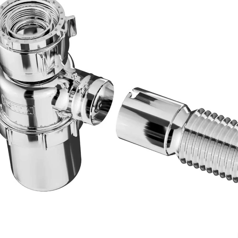 Sifão Sanfonado Universal Copo Astral  SSUC2 Cromado