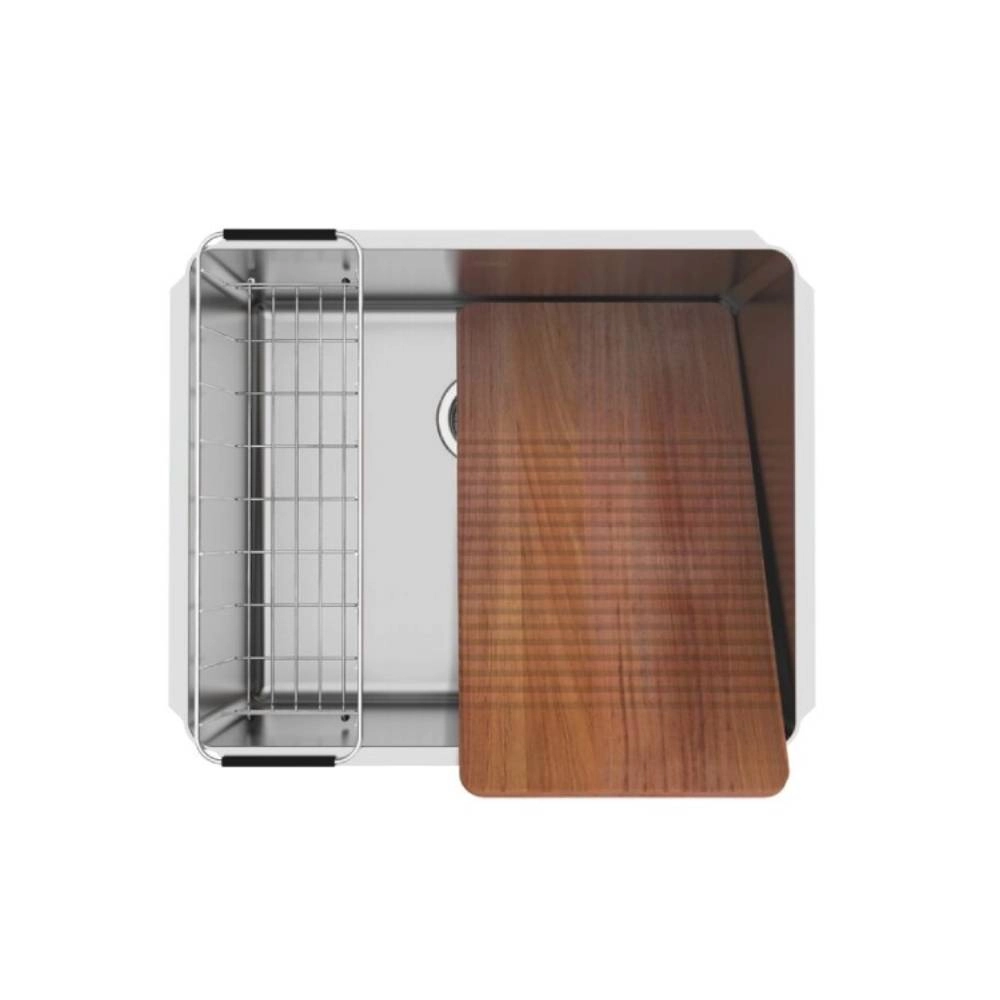 Tanque de embutir Tramontina Jumbo 92 L em Aço Inox 60x50 cm