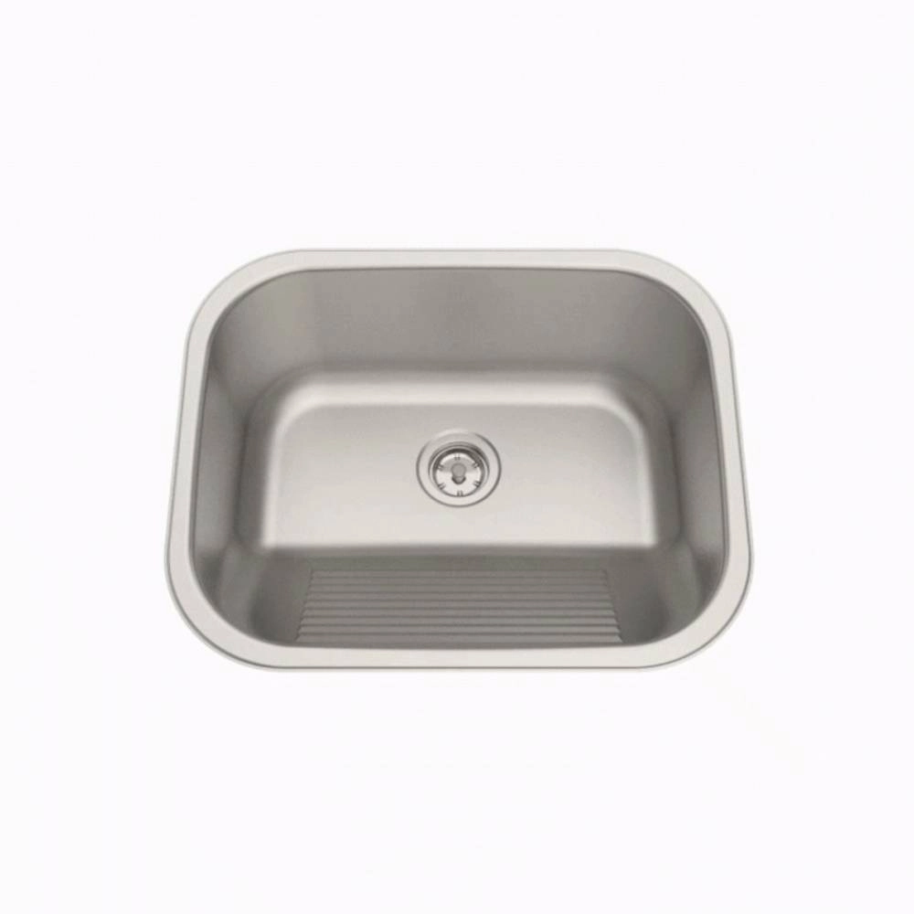 Tanque de Encaixe Tramontina Hera 34 L em Aço Inox Escovado 50x40 cm