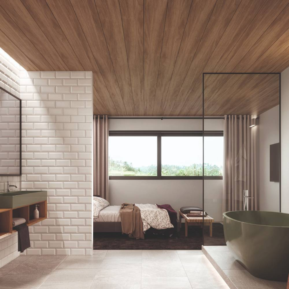 Teto Vinilico Araforros Wood Teca Castanho 200MM 6M