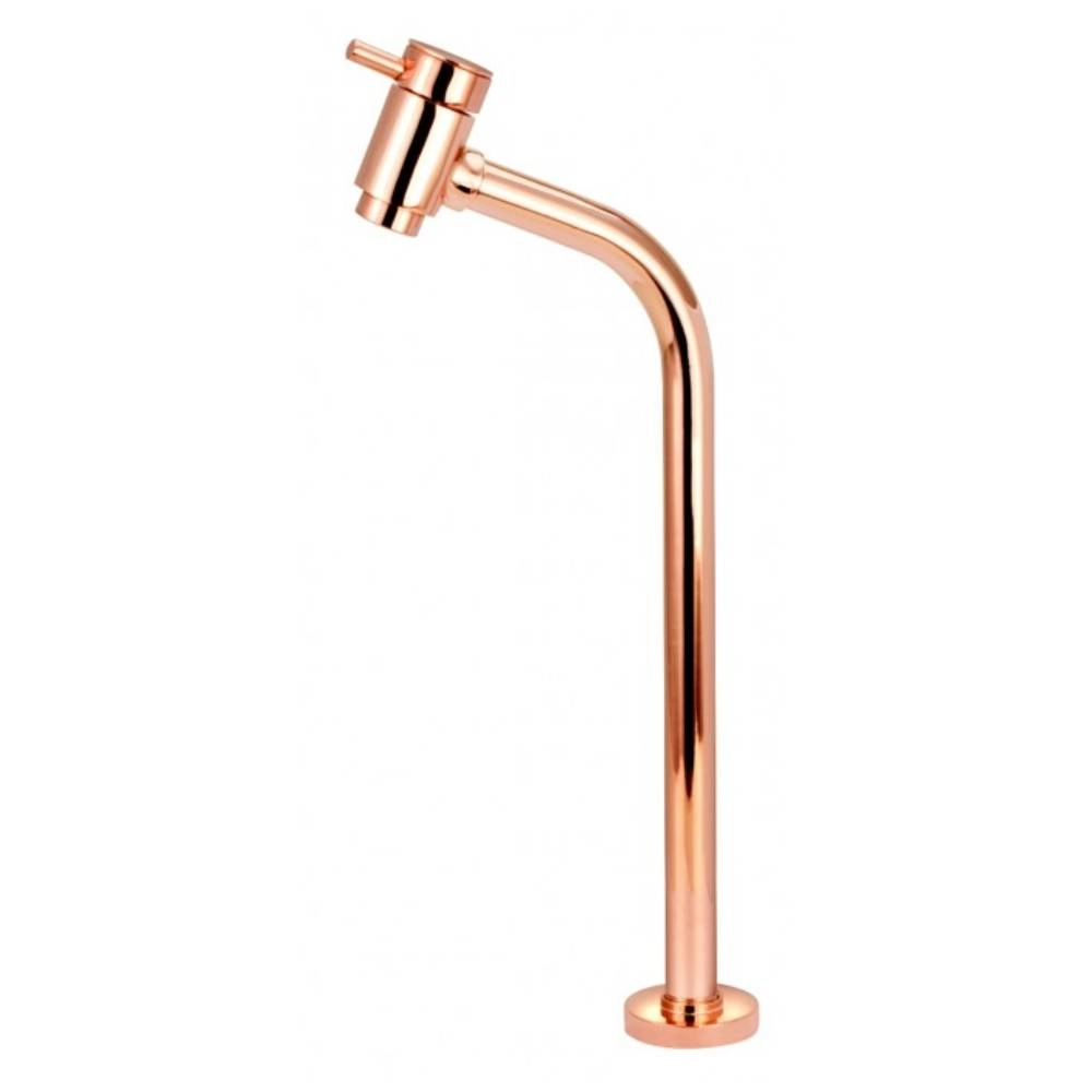 Torneira Banheiro Mesa Bica Alta Cuba Apoio ¼ Volta 1198 Fit Rose Esteves VTM298RWB