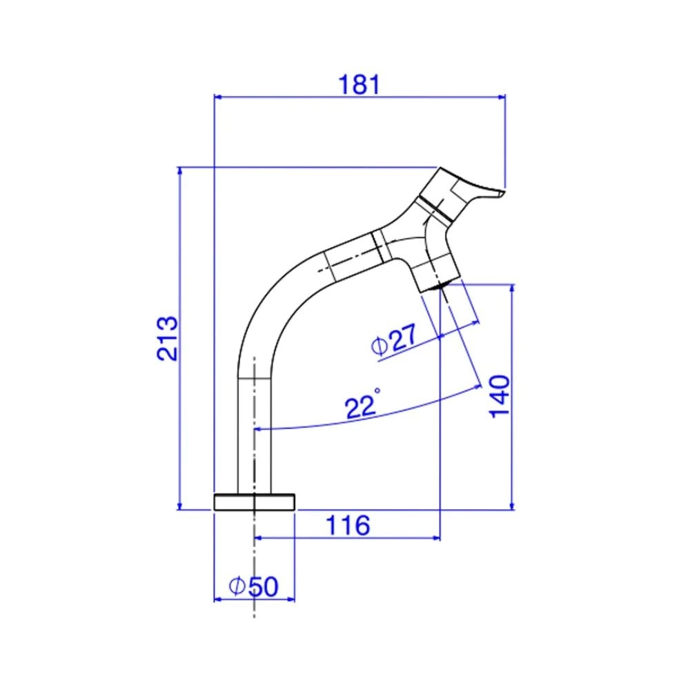 Torneira de Mesa Bica Baixa para Lavatório Deca 1197.C13