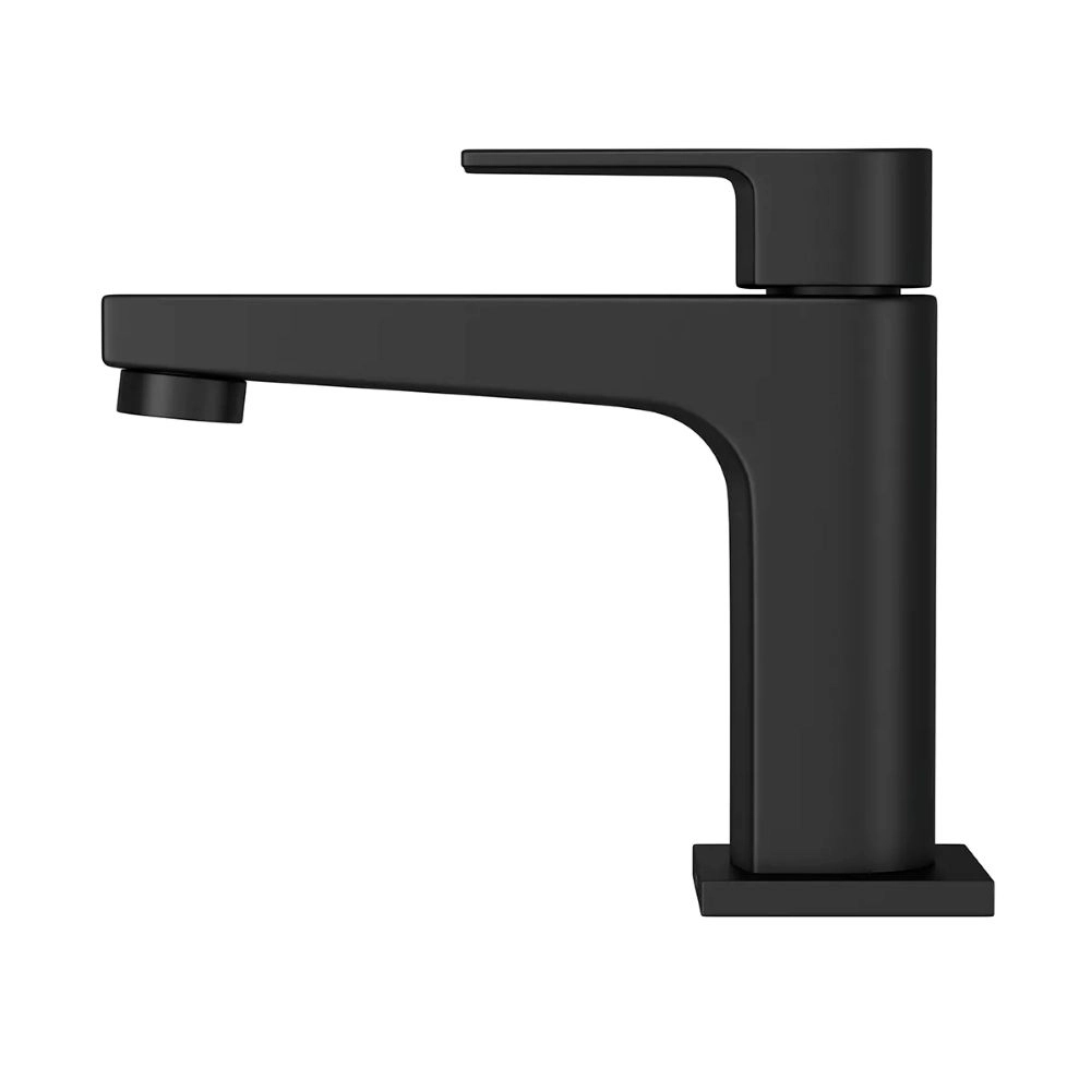 Torneira de Mesa Bica Baixa para Lavatório Level Black Matte Deca 1197.BL26.MT Torneira de Mesa Bica Baixa para Lavatório Level Black Matte Deca 1197.BL26.MT