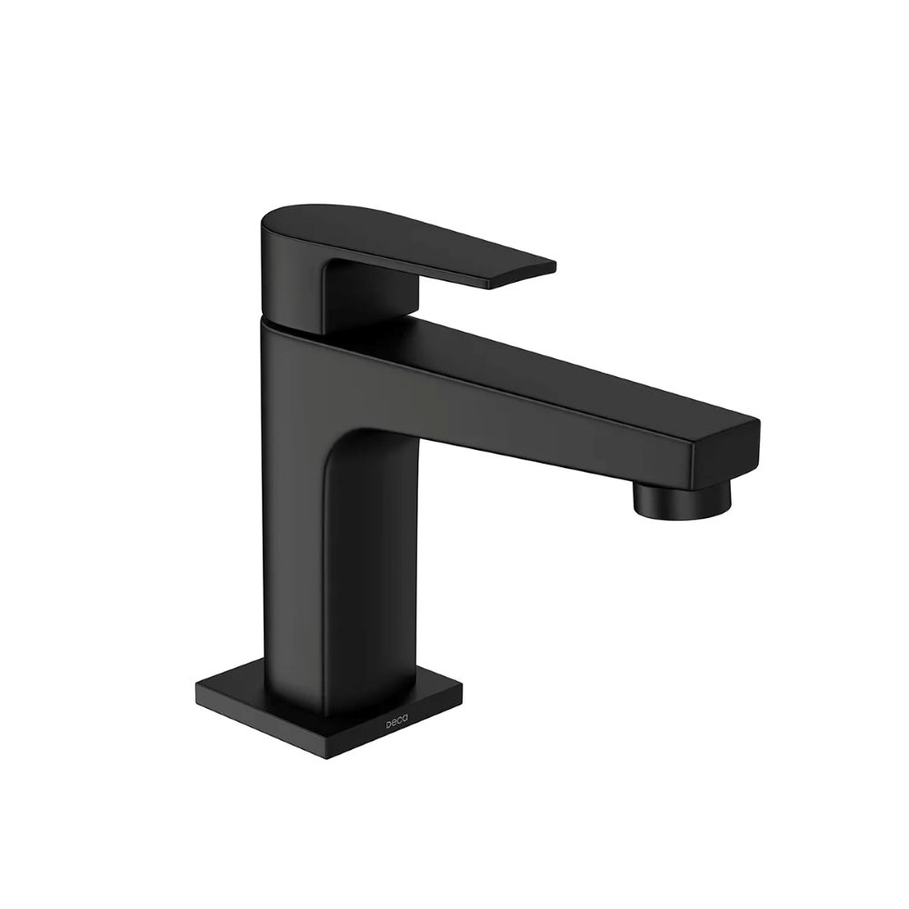 Torneira de Mesa Bica Baixa para Lavatório Level Black Matte Deca 1197.BL26.MT