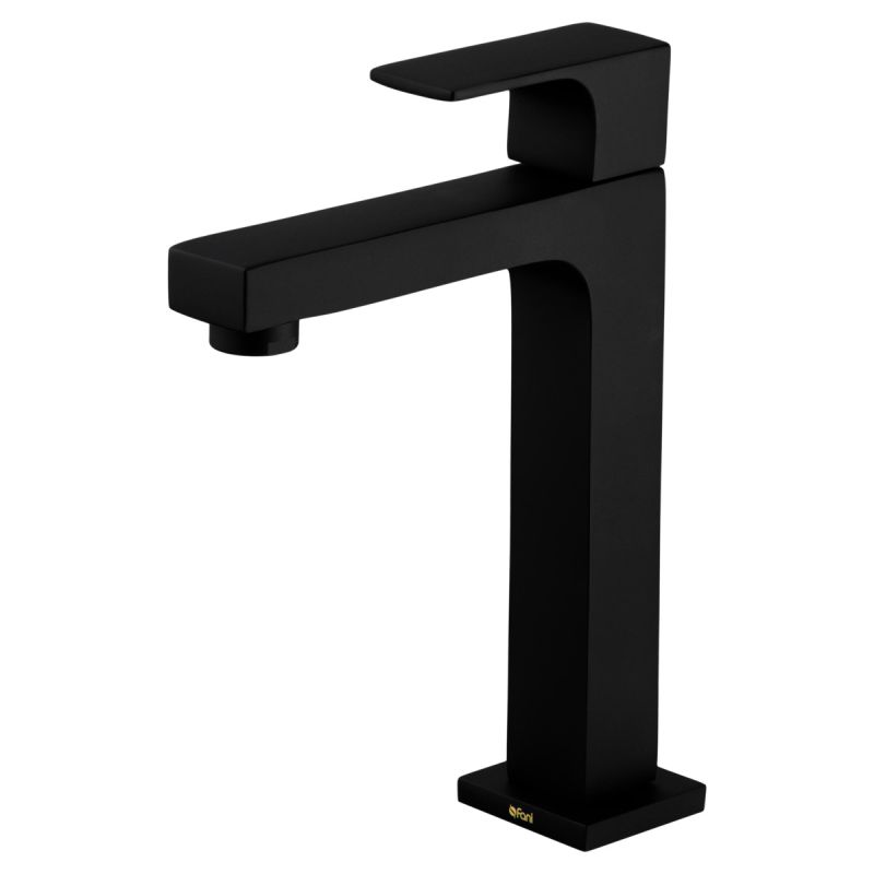 Torneira de Mesa Bica Média Lavatório Retta Fani 1312 BK330 Black Matte