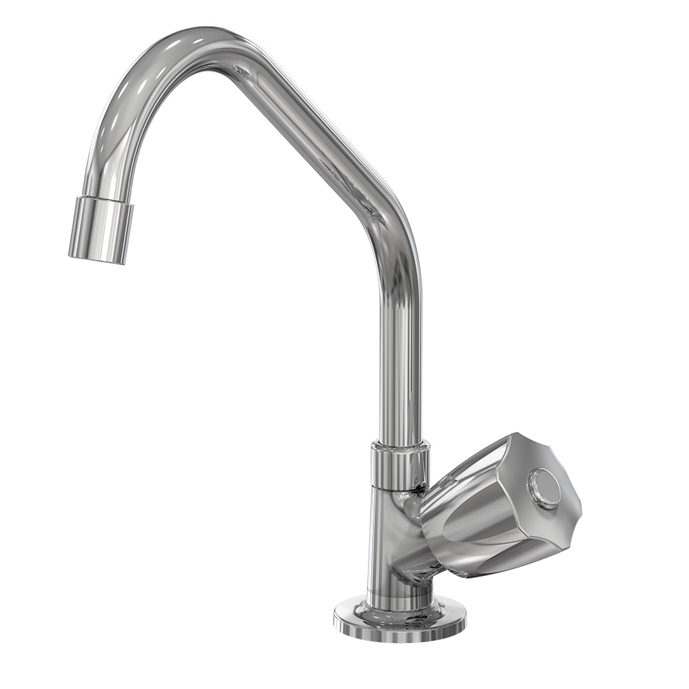 Torneira de Mesa Cozinha Prata Fani 1/2 2167 C50