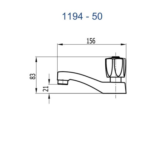 Torneira de Mesa Prata Fani 1194-50 C Torneira de Mesa Prata Fani 1194-50 C