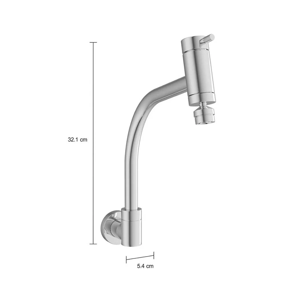 Torneira Deca de Parede Bica Móvel para Cozinha Link Cromado 1168C.LNK
