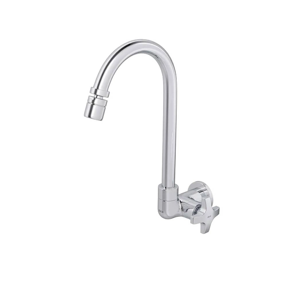 Torneira Deca de Parede Bica Móvel para Cozinha Max Cromado 1168.C34