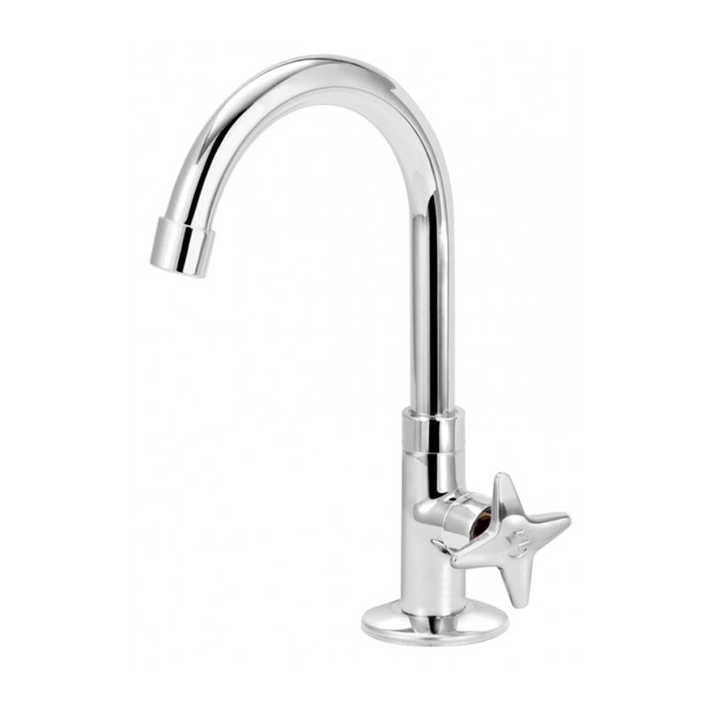 Torneira Esteves Banheiro Mesa Bica Alta 1198 C23 VTL123CWB