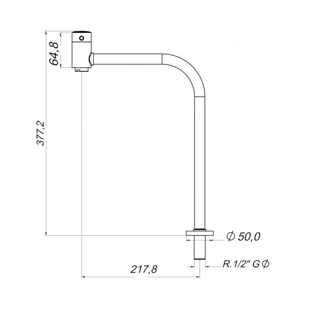 Torneira Lavatório Fit Mesa Esteves 1199 Preto Fosco VTM299PWB 