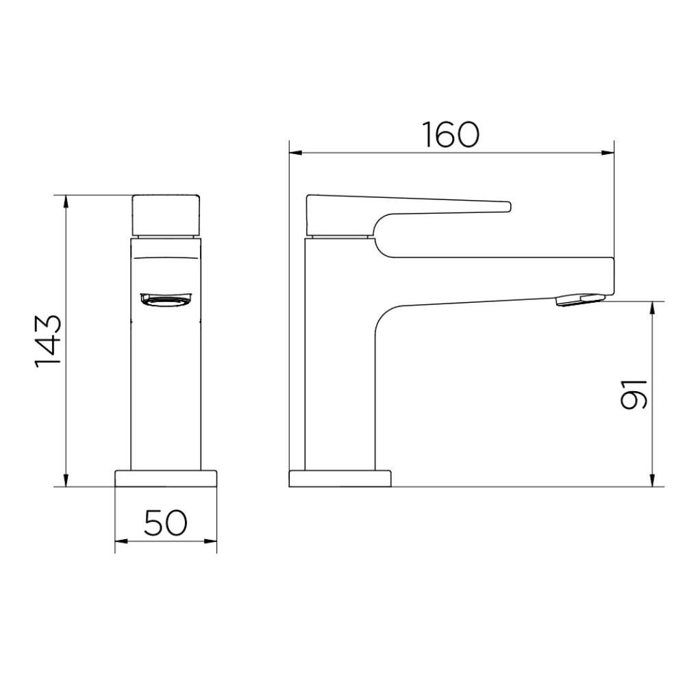 Torneira para banheiro Lift Docol 00871906 Torneira para banheiro Lift Docol 00871906