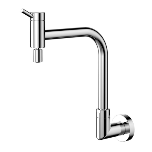 Torneira para Cozinha de Parede Bica Móvel 90° Docol Lóggica Cromada Torneira para Cozinha de Parede Bica Móvel 90° Docol Lóggica Cromada