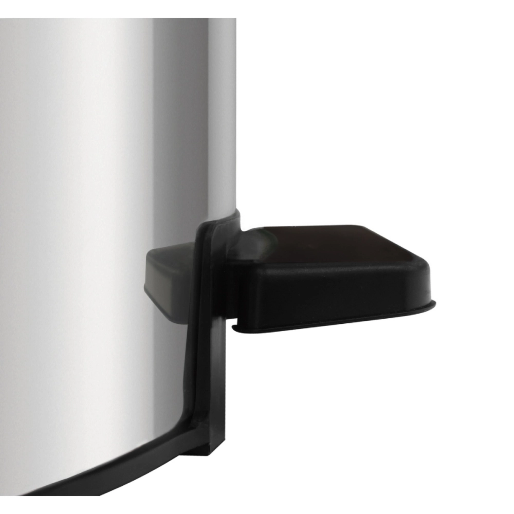 Tramontina Lixeira Loop em Aço Inox Polido e Balde Interno 5 litros