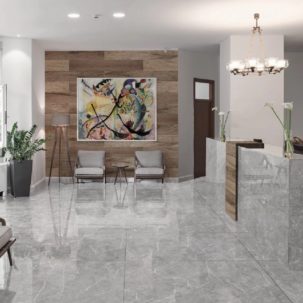 Triunfo Piso 61x116 Marmo Gris Polido Retificado Triunfo Piso 61x116 Marmo Gris Polido Retificado