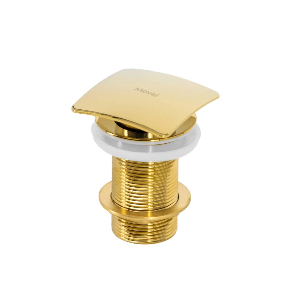 Válvula Click Quadrada Movel Lux 1.1/4 Gold Dourado