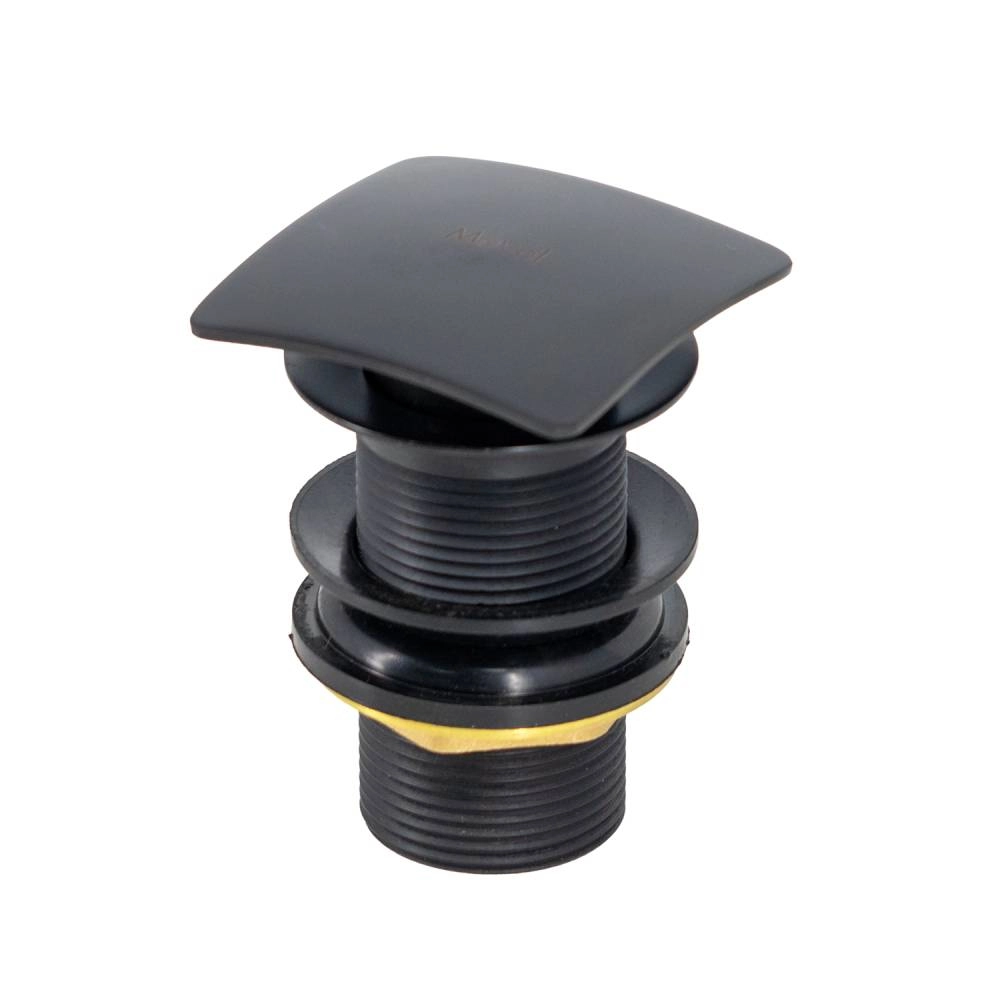 Válvula Click Quadrada Movel Lux 1.1/4 Preto Fosco