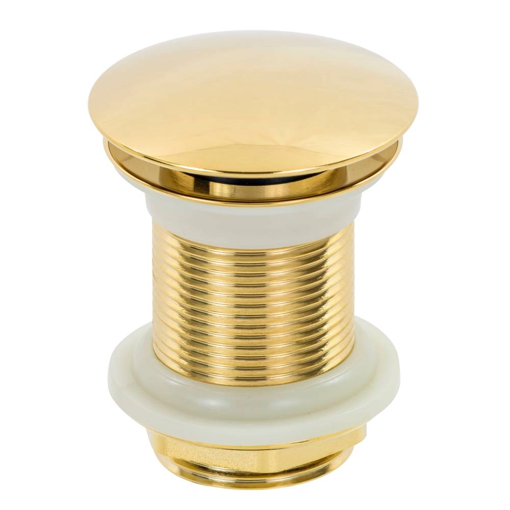 Válvula Click Redonda Movel  Nias 1.1/4 Gold Dourado