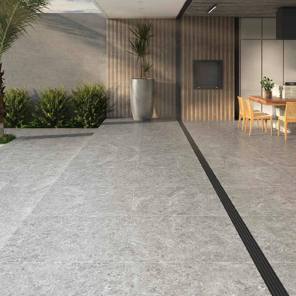 Villa Art Porcelanato 108x108 Lombardia Silver Natural Retificado