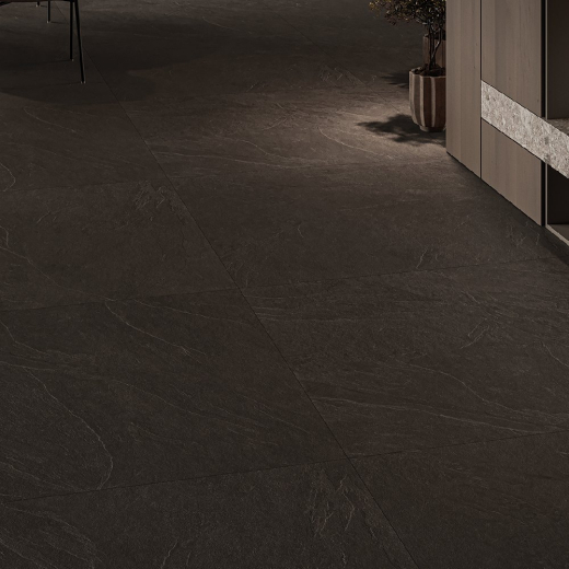 Villa Art Porcelanato 123x123 Black Supreme Natural Retificado Villa Art Porcelanato 123x123 Black Supreme Natural Retificado