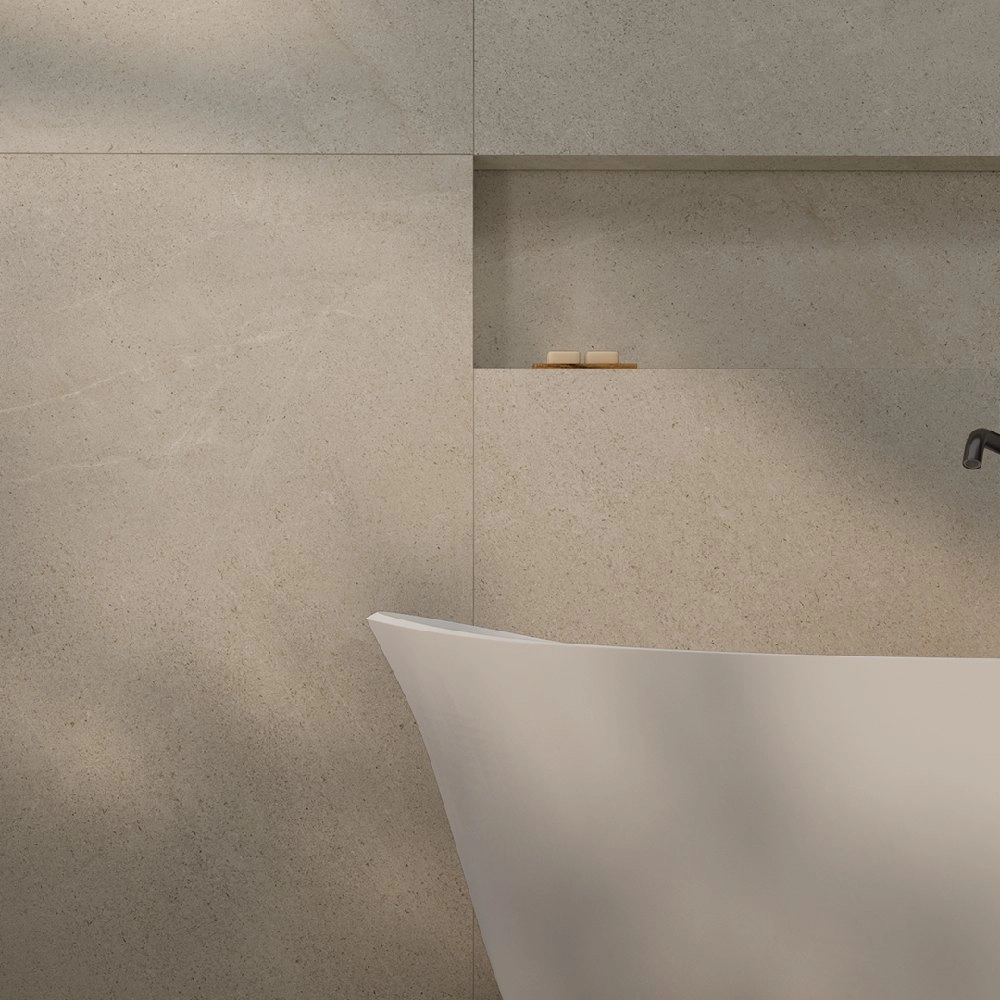 Villa Art Porcelanato 123x123 Matera Avorio Natural Retificado