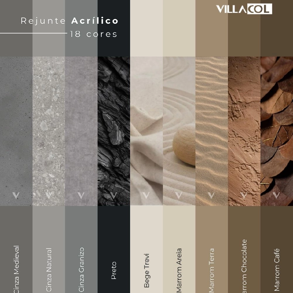 Villacol Rejunte Acrílico Verde Oliva 2kg Villacol Rejunte Acrílico Verde Oliva 2kg