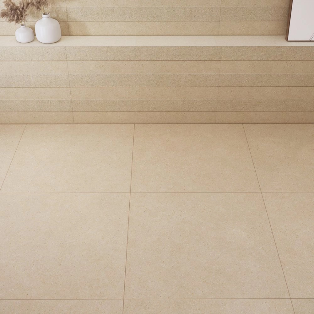 Villagres Porcelanato 108x108 Emanatura Areia Externo Retificado