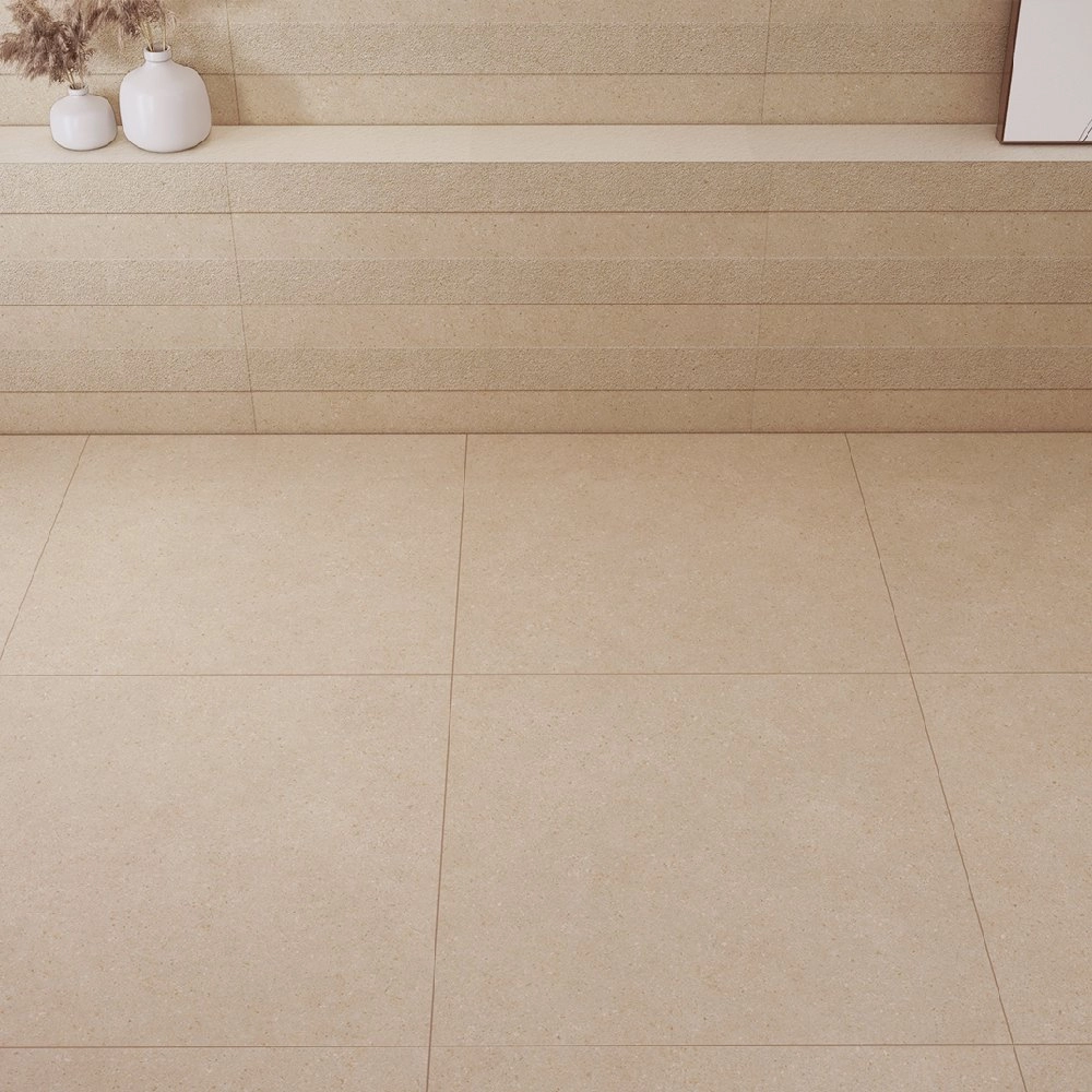 Villagres Porcelanato 108x108 Emanatura Argila Natural Grit Retificado
