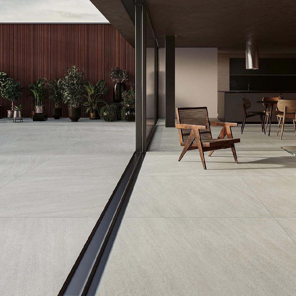 Villagres Porcelanato 123x123 Basalto Sand Externo Retificado