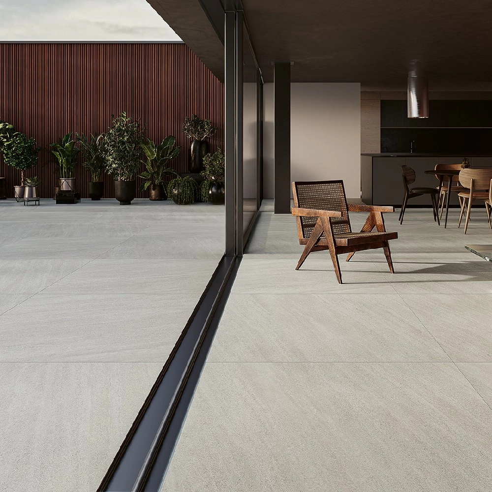 Villagres Porcelanato 123x123 Basalto Sand Natural Retificado