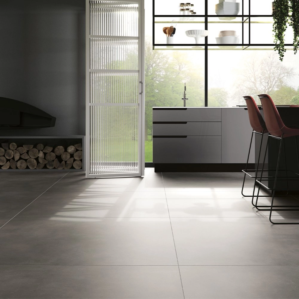 Villagres Porcelanato 123x123 House Grafite Natural Retificado