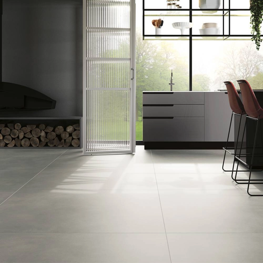Villagres Porcelanato 71,6x71,6 House Cement Natural Retificado