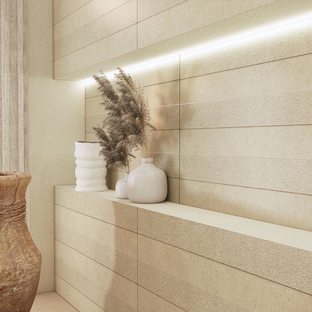 Villagres Porcelanato 80,5x140 Emanatura Calcário Decor Natural Retificado