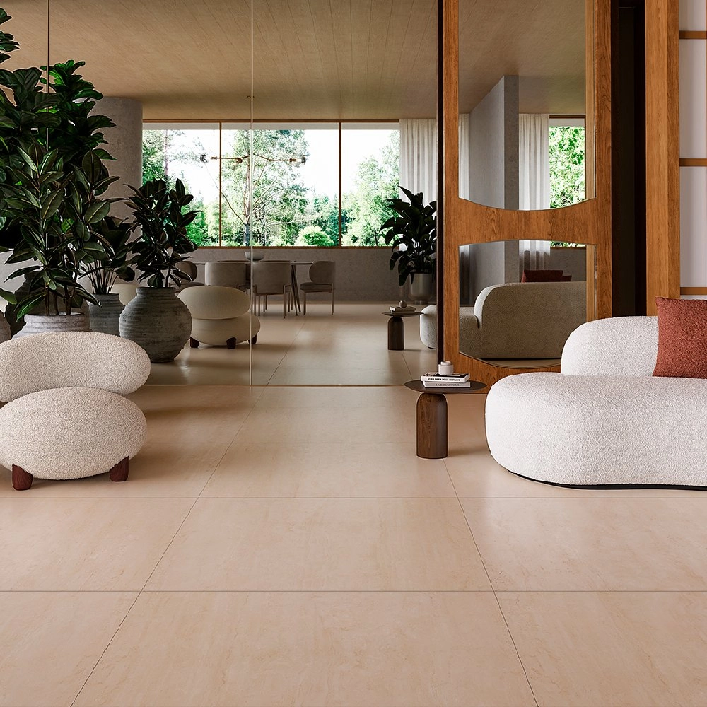 Villagres Porcelanato 80,5x140 Trevi Natural Retificado