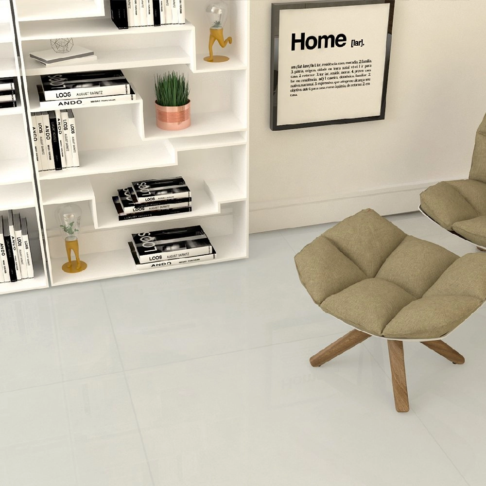 Villagres Porcelanato 90,5x90,5 Copan Off White Polido Retificado