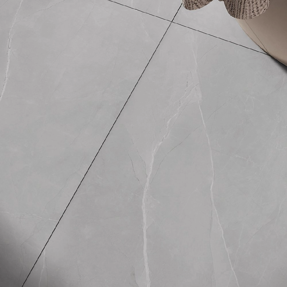 Villagres Porcelanato 92x92 Milano Silver Natural Retificado
