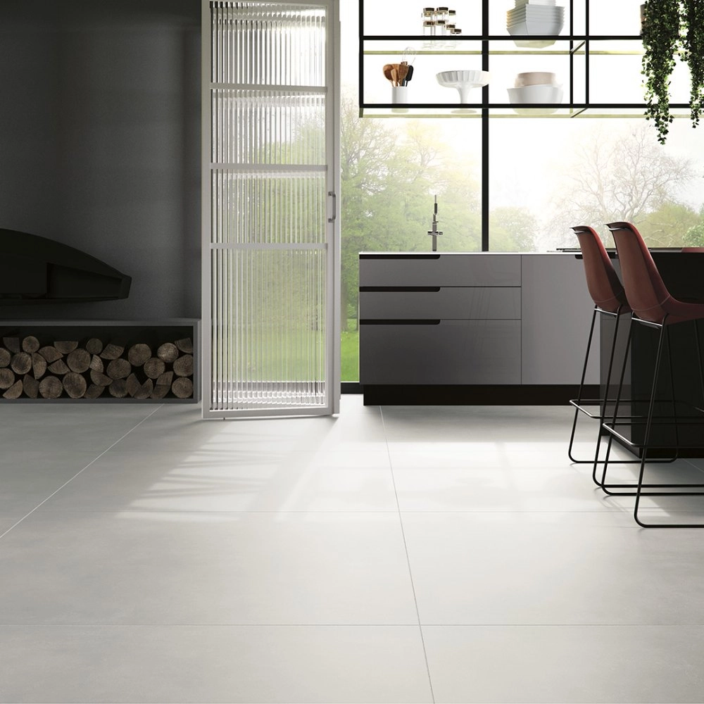 Villagres Porcelanato Comercial 123x123 House Silver Natural Retificado