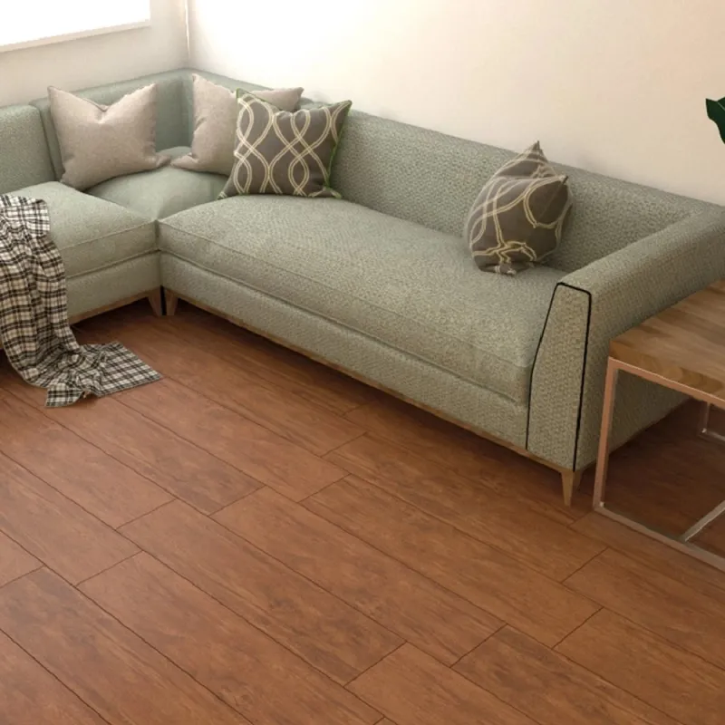 Villagres Porcelanato Comercial 24,5x100 Ecofloor Jatobá Natural Retificado