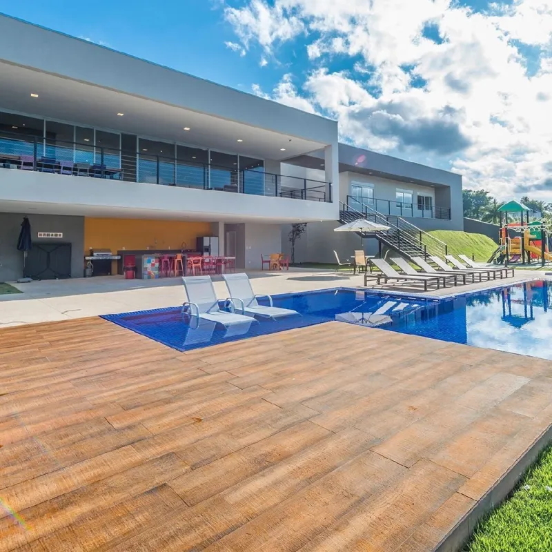 Villagres Porcelanato Comercial 24,5x100 Madero Jatoba Externo Retificado