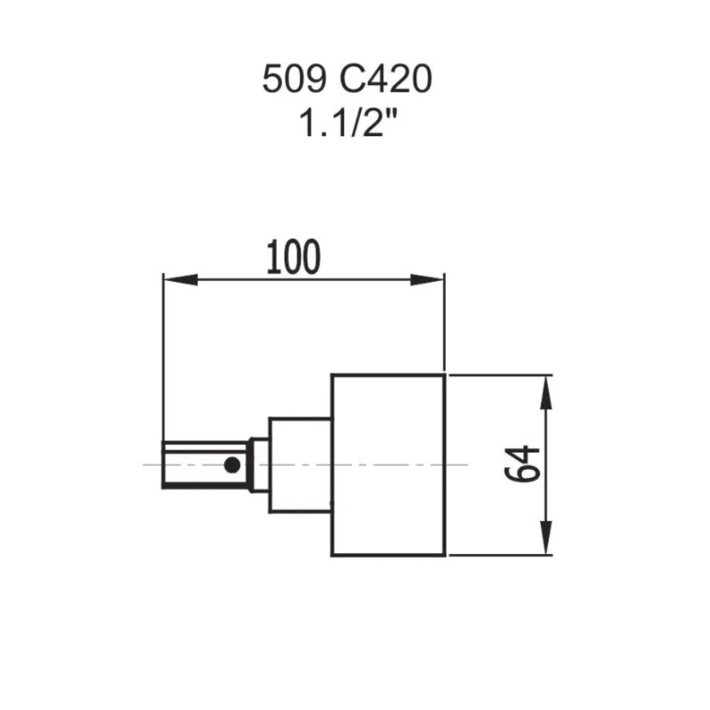 Acabamento para Registro Essence Fani 1.1/2 509 BK420 1.1/2