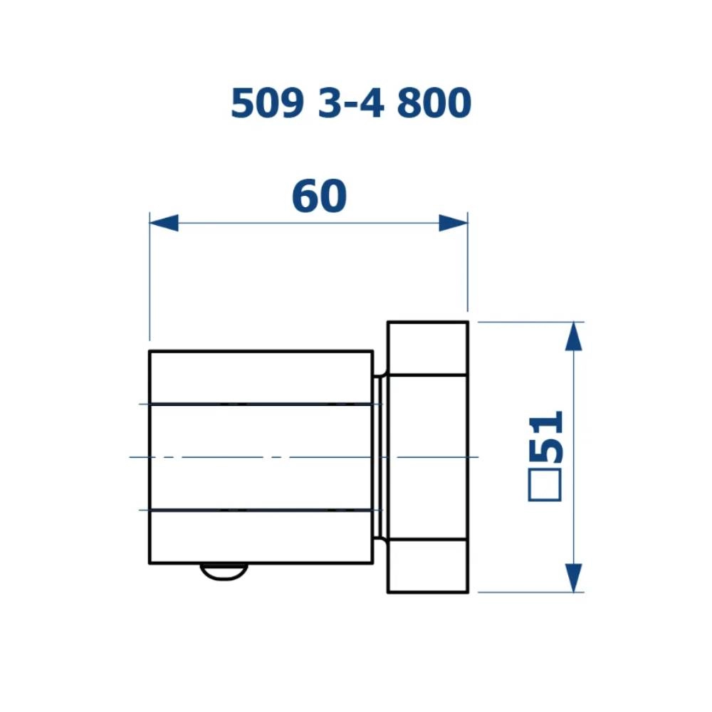 Acabamento para Registro Liso linha Barbara Dundes Fani 509 3/4 BK800 Acabamento para Registro Liso linha Barbara Dundes Fani 509 3/4 BK800