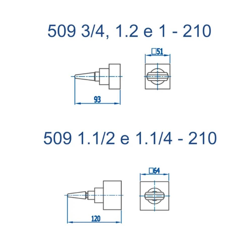 Acabamento para Registro Prima Fani 1.1/2 509  BK210 