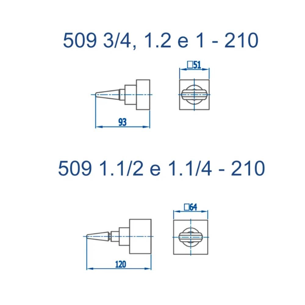 Acabamento para Registro Prima Fani 1.1/2 509 DV210