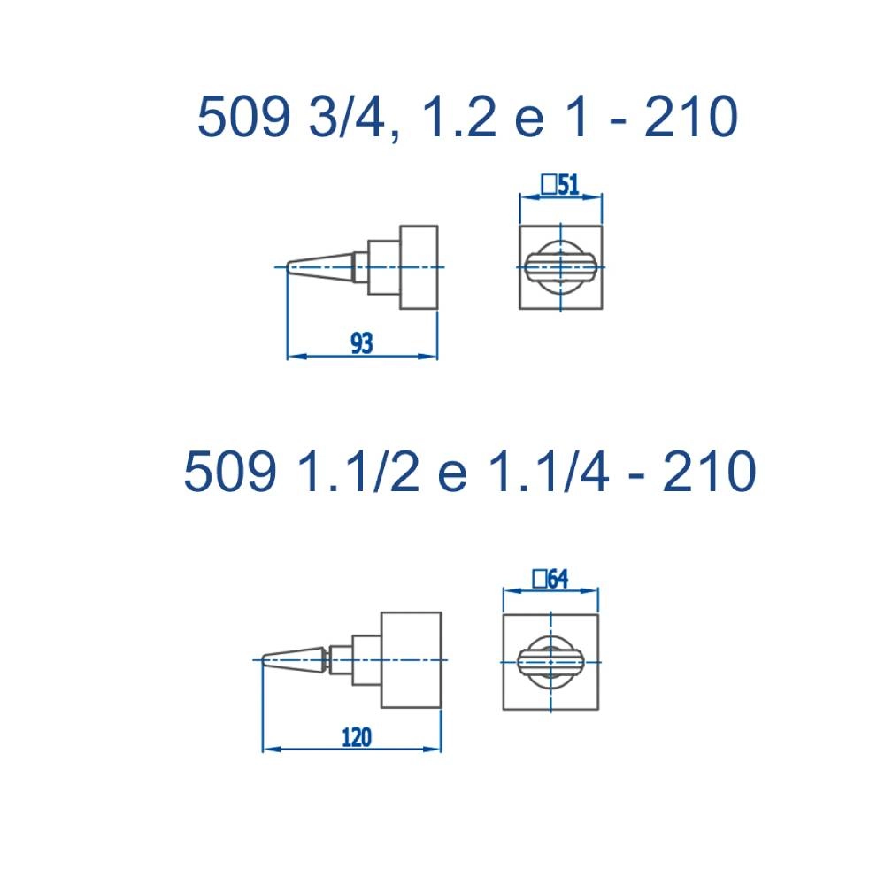 Acabamento para Registro Prima Fani 3/4 509 DV210