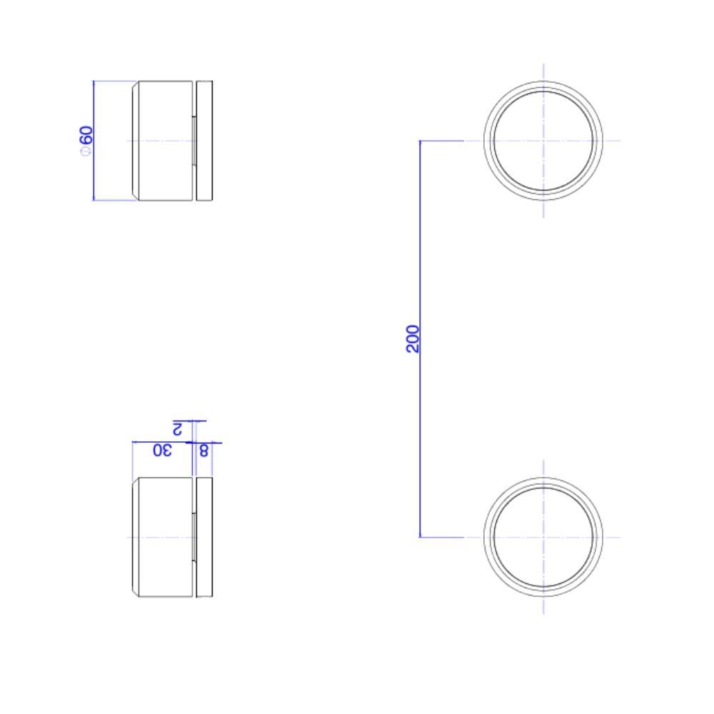Acionamento para Misturador Deca de Mesa Redondo You Dynamic Blue CR 4992.C104
