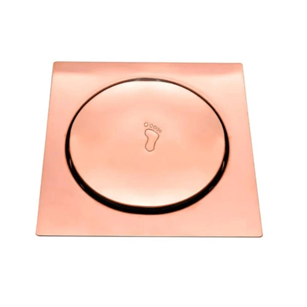 Ralo Click Acquaplas Quadrado 15x15 Cobre Ralo Click Acquaplas Quadrado 15x15 Cobre