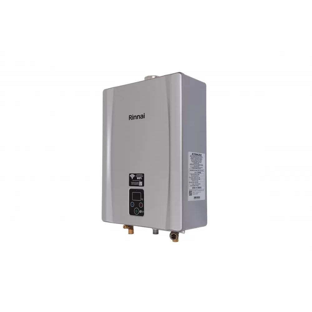Aquecedor Rinnai REUE211 Prata 21LTS Eletronico Bivolt GLP