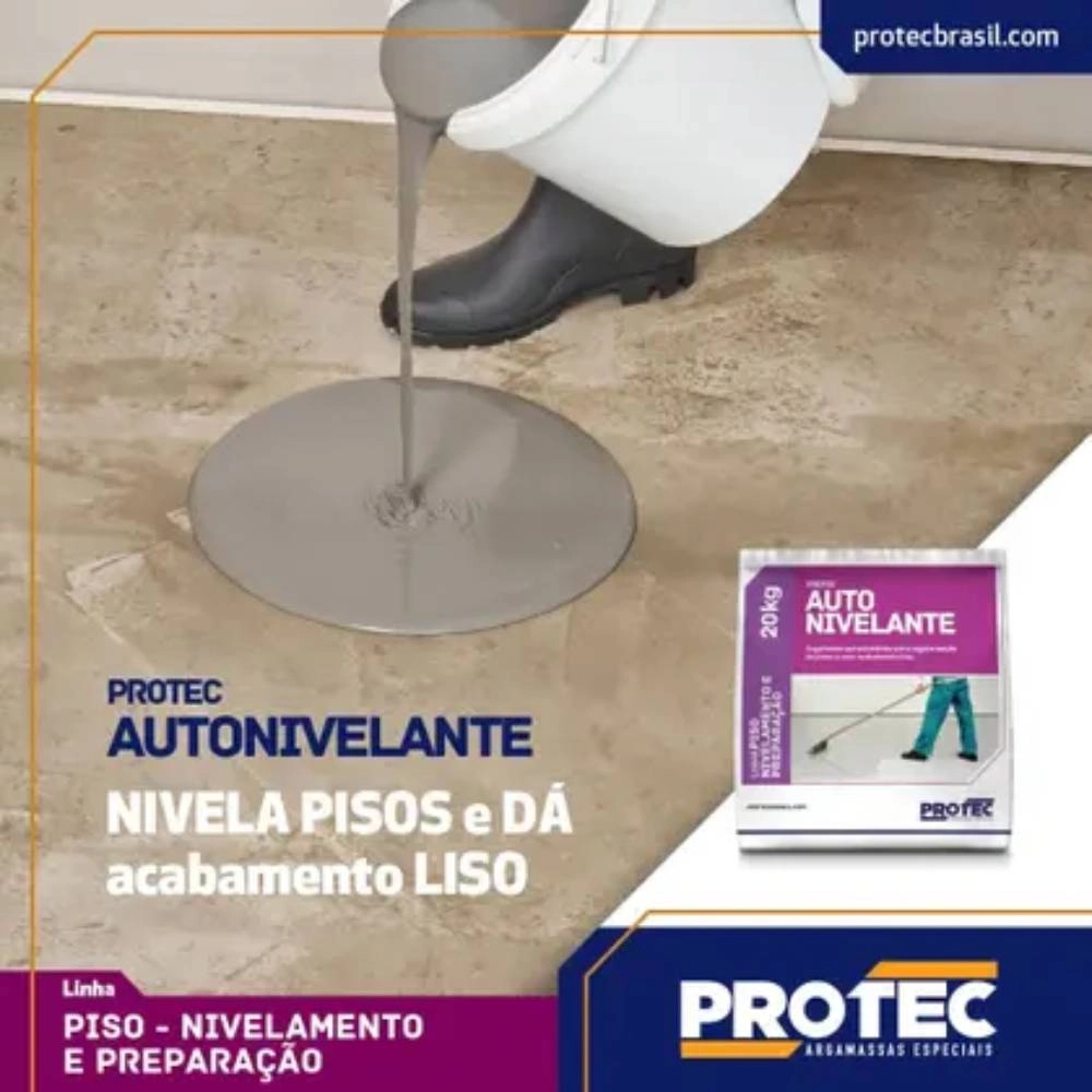 Argamassa Autonivelante Protec Base 20 kg