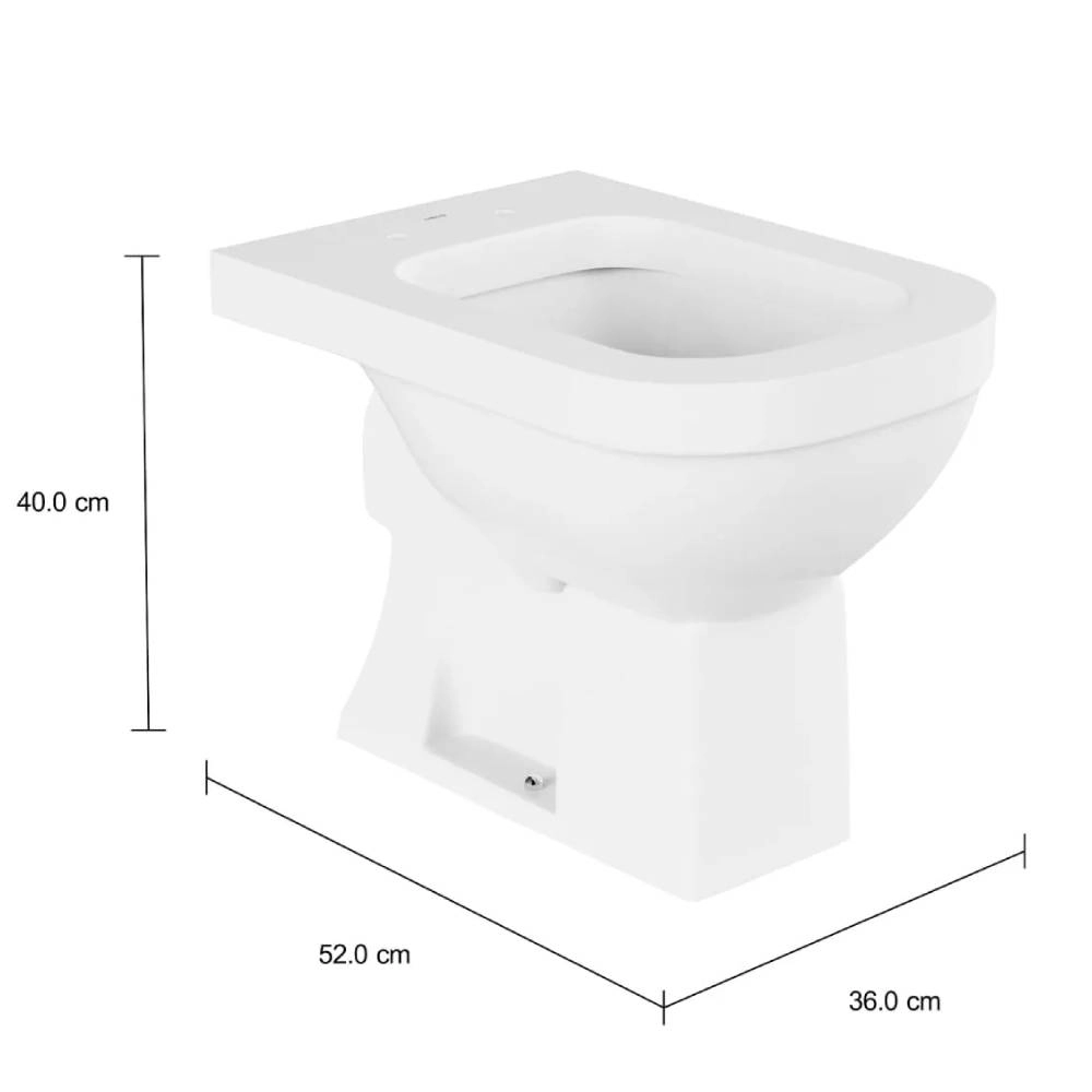 Bacia Convencional Deca Quadra Branco P.21.17