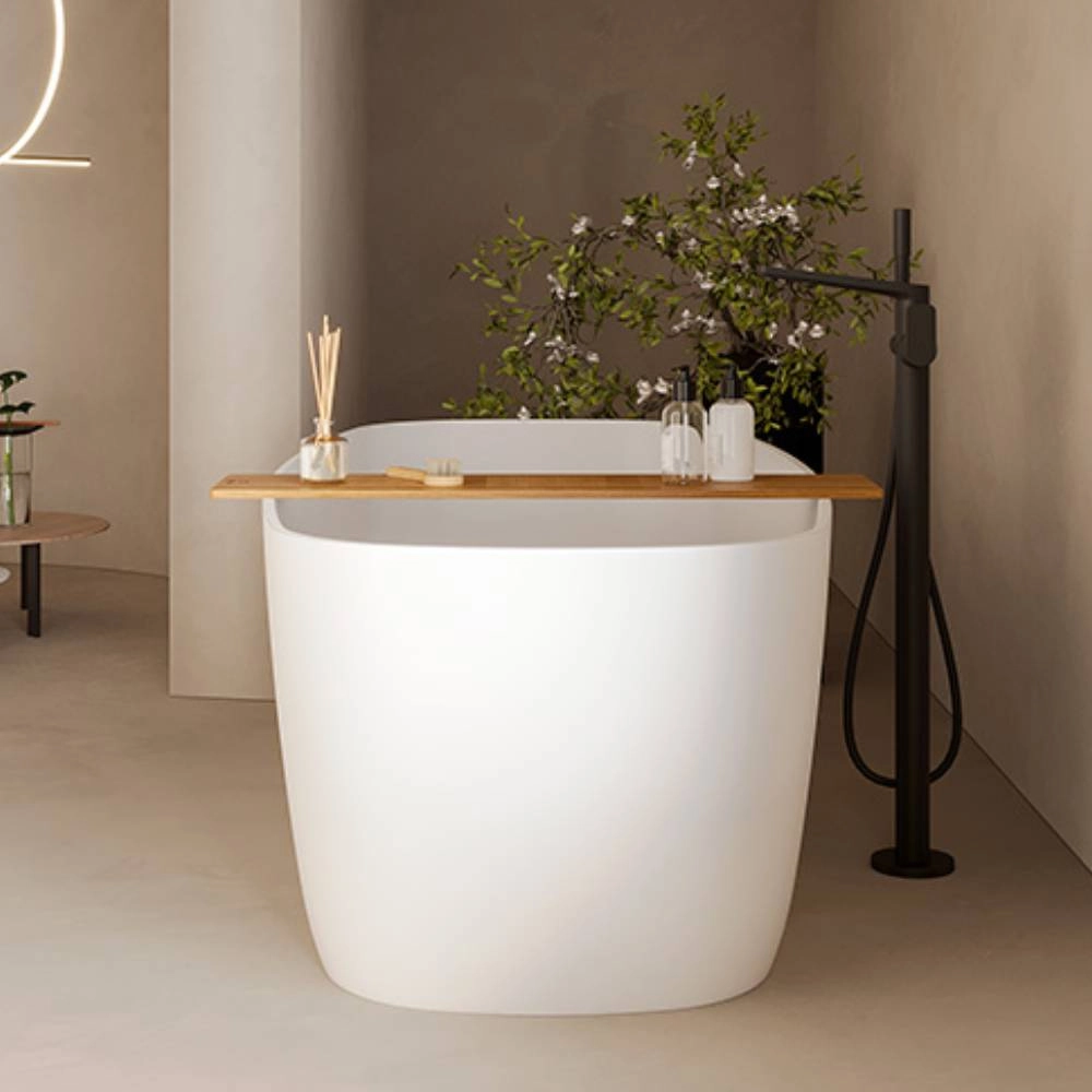 Banheira Sabbia Amazônia Branco FSC Acetinada c/ Válvula Click Cromada